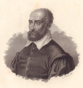 Retrato del arquitecto italiano Andrea Palladio, seudónimo de Andrea di Pietro (1508-1580), grabado en cobre