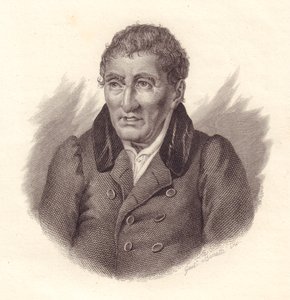 Retrato del poeta italiano Jacopo Vittorelli (1749-1835), grabado en cobre por Bonatti