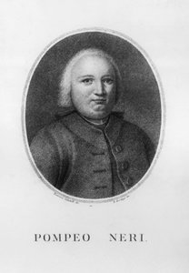 Retrato de Pompeo Neri (1706-1776), jurista y político italiano, grabado por Benedetto Bordiga (1768-1847) después de un dibujo de Francesco Sabatelli (1803-1829) de John Ward Dunsmore