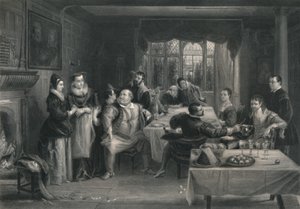 Falstaff y sus amigos Las alegres comadres de Windsor, c1870
