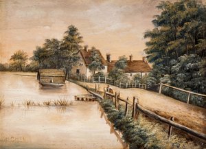 Longmore Pool, Sutton Park, siglo XIX de W. Green