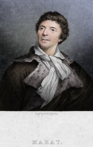 Jean-Paul Marat 1743-1793, médico, científico y teórico político, c1830