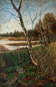 Otoño en Olton Mill de W. H. Middleton