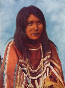Una mujer india Sarcee, 1912 de W. Hanson Boorne