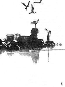Entonces Vio las Cigüeñas, c1930 de William Heath Robinson