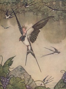 ¡Sí, iré contigo! Dijo Tommelise, c1930 de William Heath Robinson