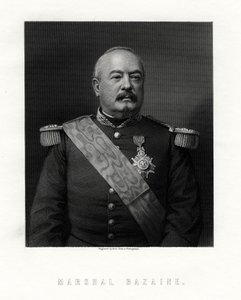 Achille François Bazaine, mariscal de Francia, siglo XIX de W. Holl