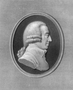 Adam Smith, filósofo y economista escocés del siglo XVIII, 1836 de W. Holl
