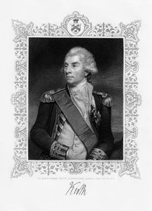 George Keith Elphinstone, 1er Vizconde Keith, almirante británico, siglo XIX de W. Holl