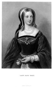 Lady Jane Grey 1537-1554, siglo XIX de W. Holl