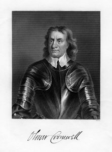 Oliver Cromwell, soldado y estadista inglés, siglo XIX