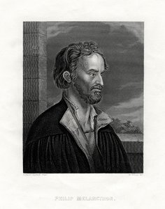 Philipp Melanchthon teólogo alemán y escritor de la Reforma Protestante, siglo XIX