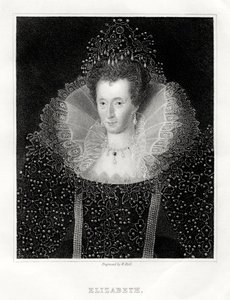 Reina Isabel I, 1860 de W. Holl