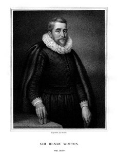 Sir Henry Wotton, autor y diplomático inglés, 1824 de W. Holl