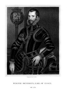 Walter Devereux, primer conde de Essex, noble inglés, 1824 de W. Holl