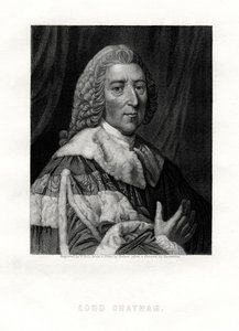William Pitt, primer conde de Chatham, estadista whig británico, siglo XIX de W. Holl