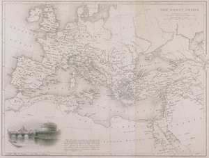 El Imperio Romano, c.1850 de W Hughes