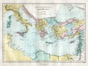 Los viajes misioneros y el último viaje del Apóstol Pablo, siglo XIX de W Hughes