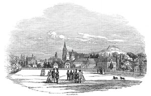 Coburg - del dibujo de Su Alteza Real el Príncipe Alberto, 1845 de W. J. Linton