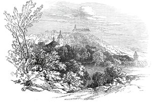 Palacio de Molsdorf - del dibujo de Su Alteza Real el Príncipe Alberto de W. J. Linton