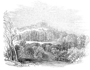 Palacio de Verano en Wurtemberg - del dibujo de Su Alteza Real el Príncipe Alberto