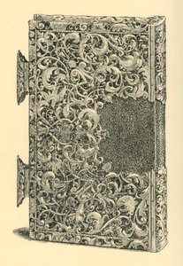 Cubierta de libro dorada en plata, 1881 de W Jones