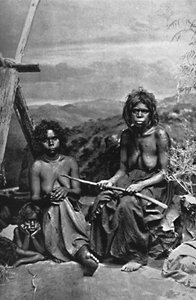 Una mujer australiana y sus hijos, 1902 de W. Lindt