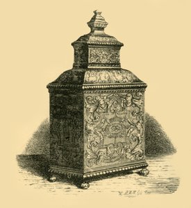Caja de té de plata, 1716, 1881 de W. M. McGill