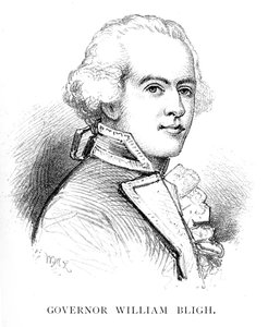 William Bligh, oficial naval británico y gobernador de Nueva Gales del Sur, 1886 de W. Macleod