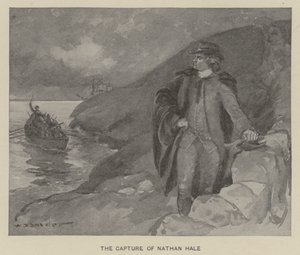 La captura de Nathan Hale de W. P. Snyder