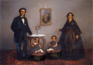 Retrato de familia, ca. 1855 de W. Penny