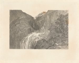 Puente de las Cadenas sobre el río Tees de W. R. Smith