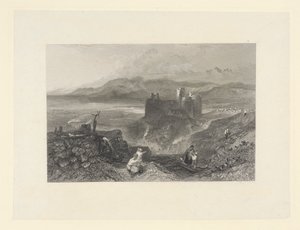 Castillo de Harlech, norte de Gales de W. R. Smith