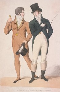 Vestidos de paseo y equitación matutinos, c1810 de W Read