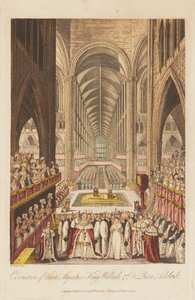 La Coronación del Rey Guillermo IV y la Reina Adelaida de W. Read