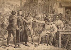 Lord Saye y Sele llevados ante Jack Cade, 1886 de W Ridgway