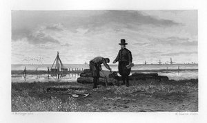 Jan Leeghwater, constructor de molinos y ingeniero hidráulico holandés, 1608 c1870 de W. Steelink