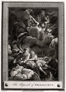 El naufragio de Telémaco, 1777 de W. Walker