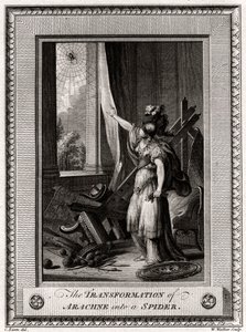 La transformación de Aracne en araña, 1775