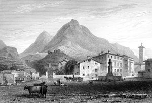 Sondrio, Lombardía, Italia, 1828 de W. Wallis