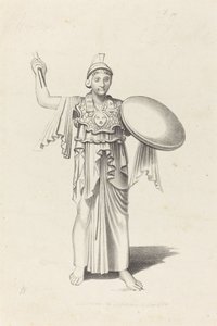 Minerva, de un bronce de Dédalo de W. Walton after John Flaxman