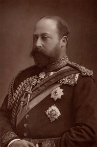 "Eduardo VII (1841-1910) rey del Reino Unido desde 1901, cuando aún era Príncipe de Gales. (woodburytype) de W. and D. (after) Downey