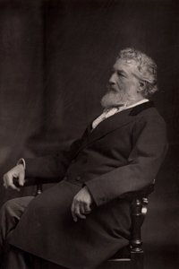 " Frederick o Frederic, Lord Leighton (1830-1896) Pintor y escultor inglés nacido en Scarborough, Yorkshire. Presidente de la Royal Academy 1878-1896. (woodburytype) de W. and D. (after) Downey