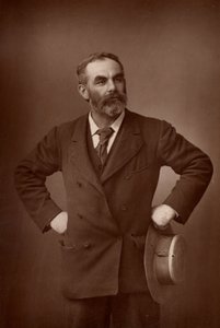 "John Burns (1858-1943) Político laborista (socialista) inglés. (woodburytype)