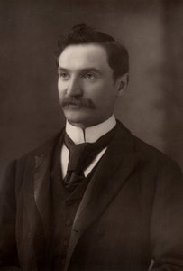 " Solomon Joseph Solomon (1860-1927) Retratista y muralista inglés. En la Primera Guerra Mundial introdujo el uso del camuflaje en el ejército británico. (woodburytype) de W. and D. (after) Downey