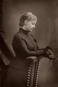 "La emperatriz Eugenia (1826-1920) viuda de Napoleón III de Francia. (woodburytype)