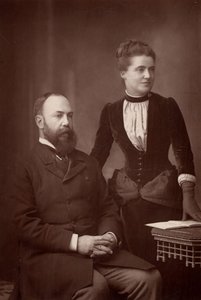 Charles y Emilia Wentworth Dilke (foto b/n)