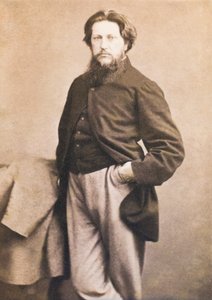 Ford Madox Brown, c.1864 (carte-de-visite a la albúmina) de W. and D. Downey