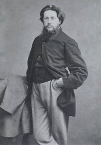 Ford Madox Brown, c.1864 (carte-de-visite a la albúmina) de W. and D. Downey