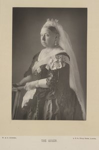 Reina Victoria. Reina del Reino Unido de Gran Bretaña e Irlanda y (desde 1876) emperatriz de la India. Retrato. de W. and D. Downey